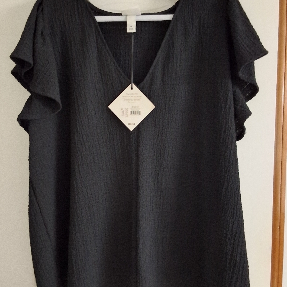 Elegant Black Women's Top